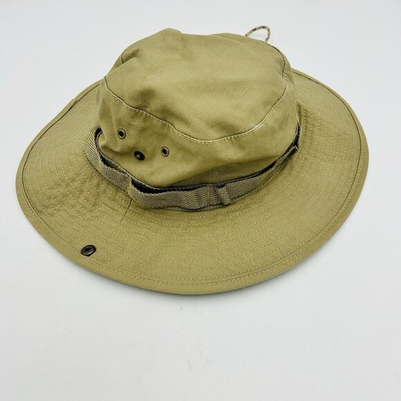 Swiss Tech Performance Gear Sun Bucket Boonie Fishing Hat Khaki Tan Safari S/M - Picture 2 of 8